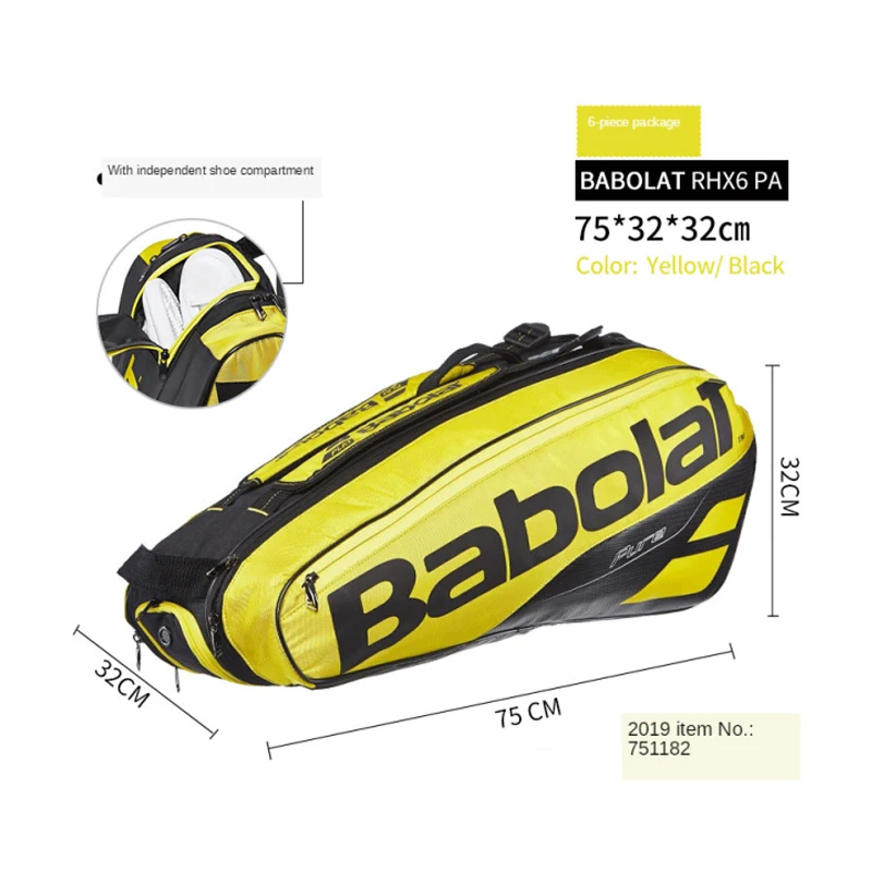 Новый рюкзак для теннисных ракеток Pure Drive мужчин и женщин мужская сумка на плечо |