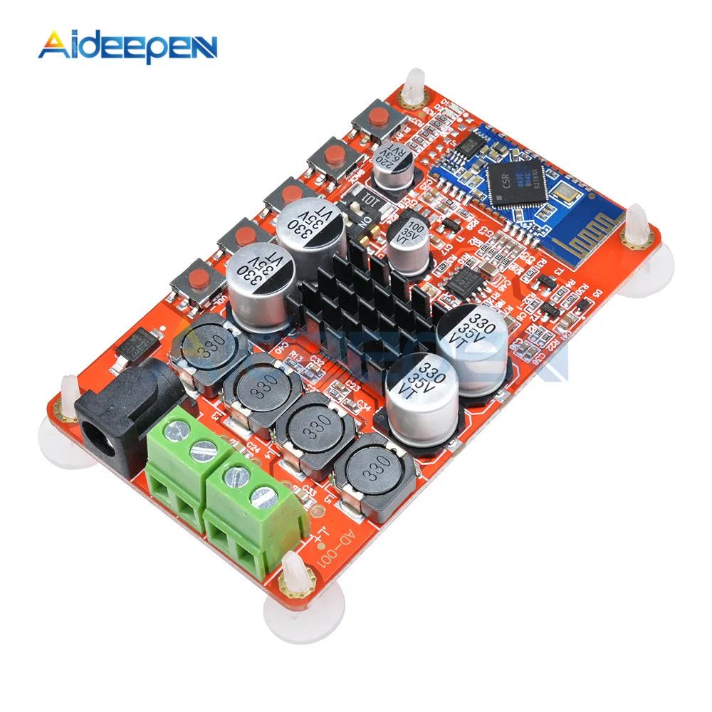 TDA7492P 50 Вт+ 50 Вт двухканальный усилитель беспроводной Bluetooth 4,0 аудио приемник Цифровой усилитель платы 2,1 интерфейс 8~ 25 В постоянного тока