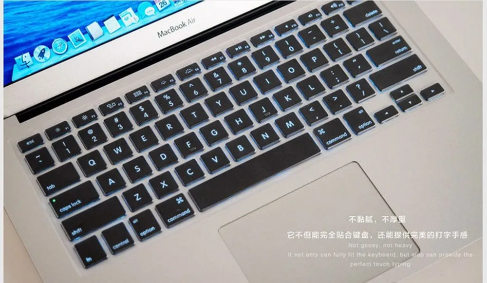 Transparent TPU Waterproof Dustproof Skin Laptop Keyboard Cover Protecter Case For Macbook Air Pro Retina Touch 11 12 13 15 17'' |