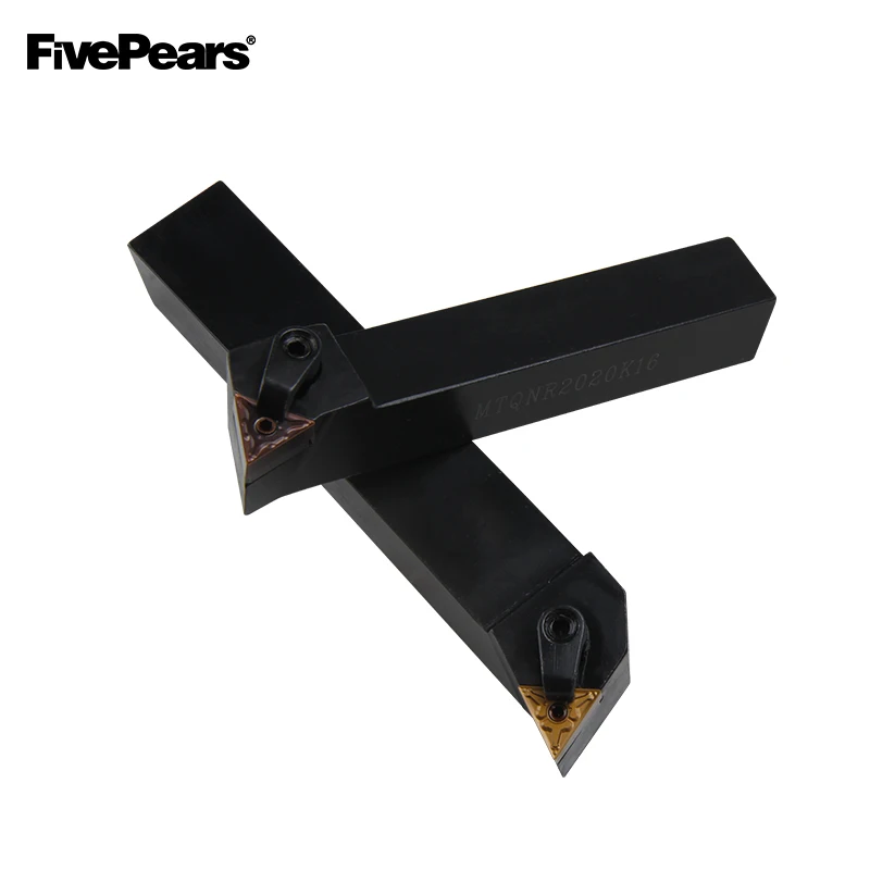 FivePears MTQNR1616H16/MTQNR2020K16/MTQNL2525M16 держатель инструмента для внешнего токарного инструмента с ЧПУ