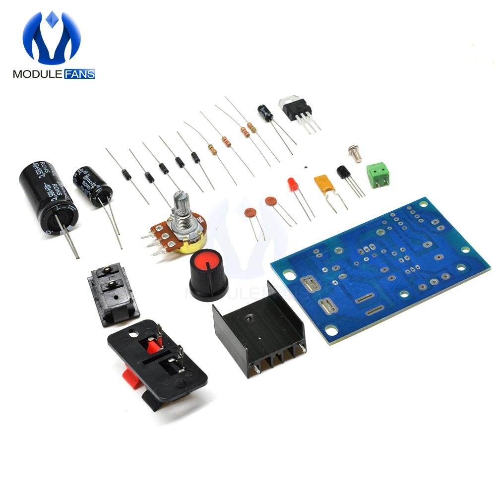 Понижающий модуль питания LM317 регулируемый регулятор напряжения сбрасываемый