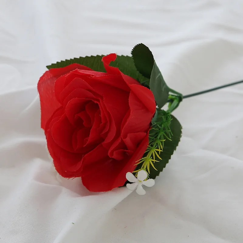 Романтическая роза искусственный цветок Сделай Сам Шелковый для вечерние