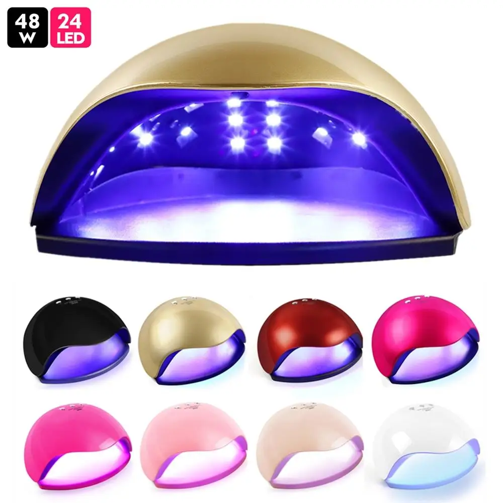 Сушилка для ногтей УФ светодиодный светильник маникюра 48/54 Вт лампа сушки всех
