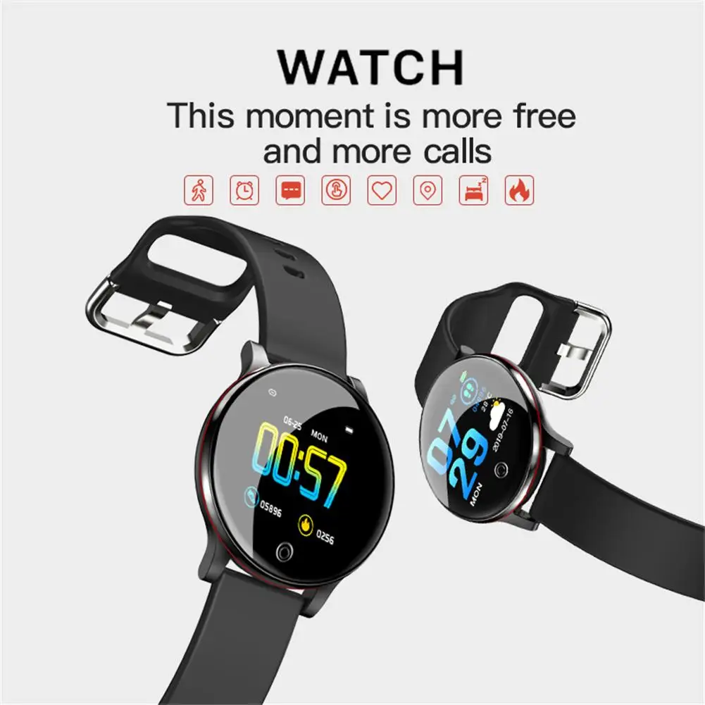 IP67 Waterproof Full Touch Screen Smart Watch Wireless Bluetooth Health Monitoring Sports Bracelet With 1.3-inch IPS Color Scree