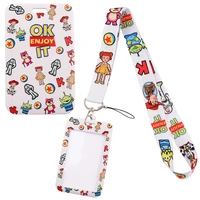 yq371 funny toy story necklace lanyard phone rope key id campus card badge holder cartoon neck strap keychain lariat hot gifts