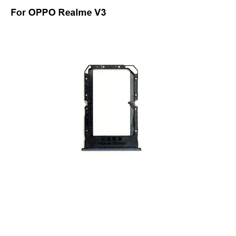 Tested Good For OPPO Realme V3 SIM Card Tray Holder Carrier Nano Card Tray Slot Holder Replacement For OPPO Realme V 3 RealmeV3