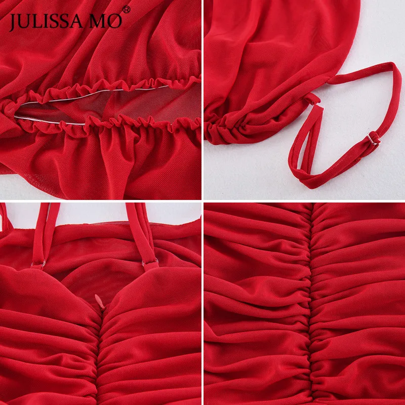 Женское двухслойное платье JULISSA MO на тонких бретельках без рукавов облегающее