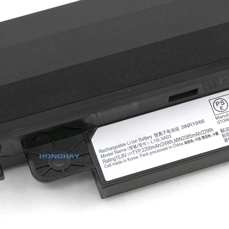 Аккумулятор для ноутбука HONGHAY L15C3A03 L15S3A02 10 8 В 2200 мАч 24 Вт-ч Lenovo Ideapad L15L3A03 110-15ACL 110-14