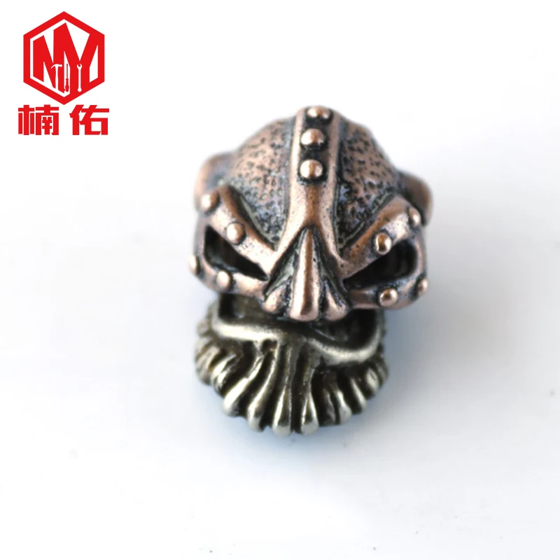 

1PC EDC Paracord Beads Retro Brass Copper Lanyard Pendants Knife Beads Umbrella Rope Cord Necklace Bracelet Beads Pendants