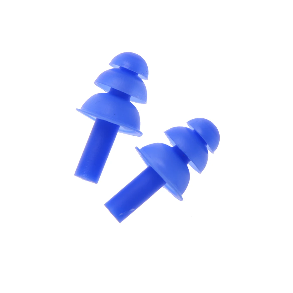 

10 Pairs Flexible Silicone Ear Plugs Swimming Dive Useful Earplug