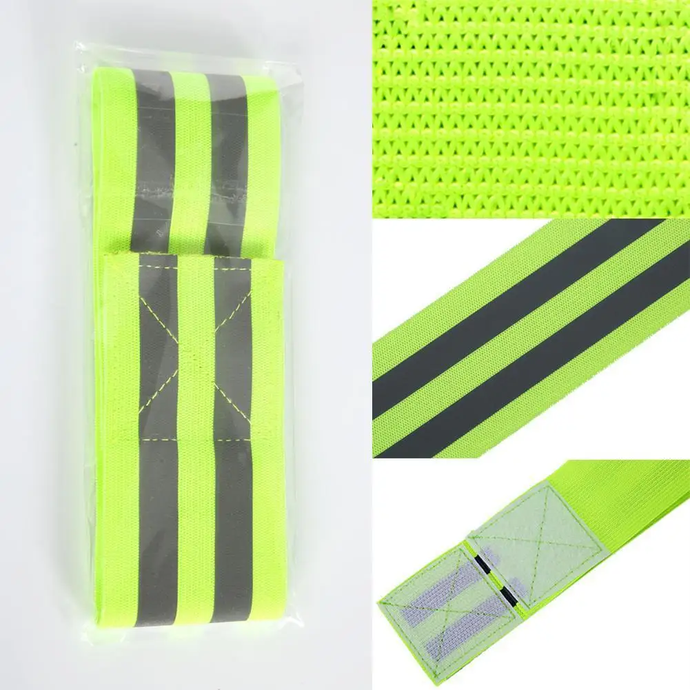 

1pcs Outdoor Sports Reflective Elastic Armband Night Emergence Cycling Equipment Reflective Running Bands Warning Sports Sa E9J2