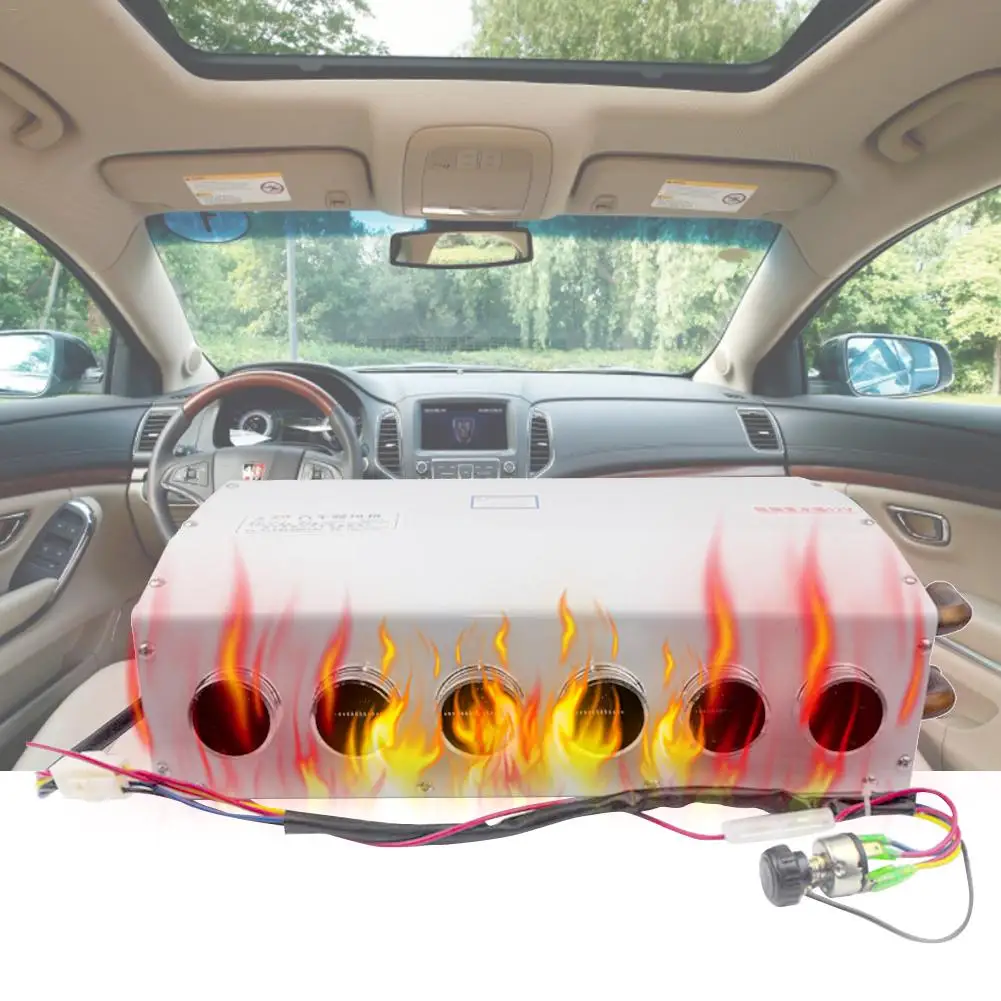 100 Вт 12 В/24 В 6 отверстий портативный автомобильный нагрев Авто подогреватель