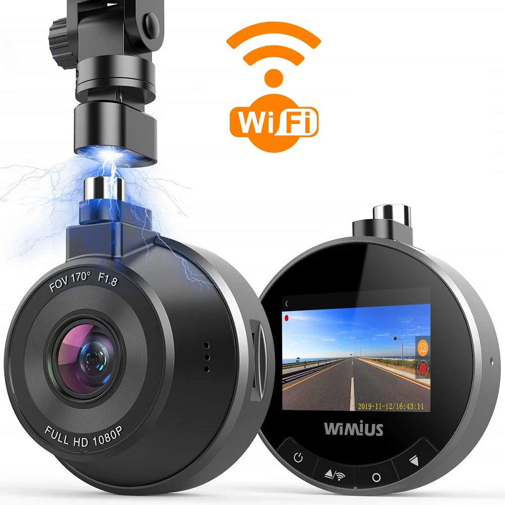 Высокое качество автомобильный Wifi DVR видеорегистратор 1080p HD с циклической