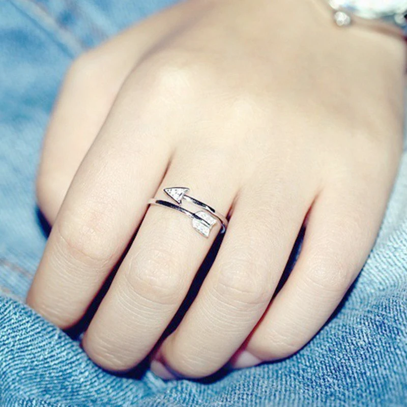 Женское Обручальное кольцо с кубическим цирконием в форме стрелы подарок для