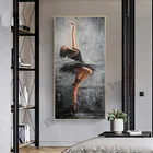 Полная картина из квадратных кристаллов Портрет Искусство красивая балерина алмазная вышивка полная круглая 5d алмазная живопись своими руками G2681