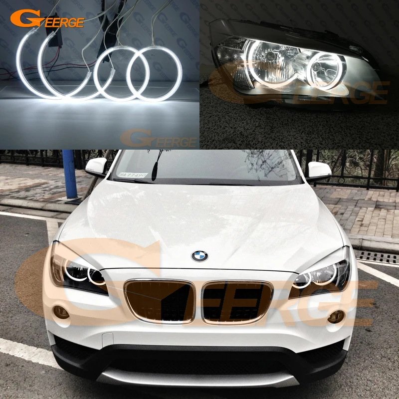 Для BMW X1 E84 2009 2010 2011 2012 2013 2014 2015 отличные ультра яркие CCFL ангельские глазки Halo