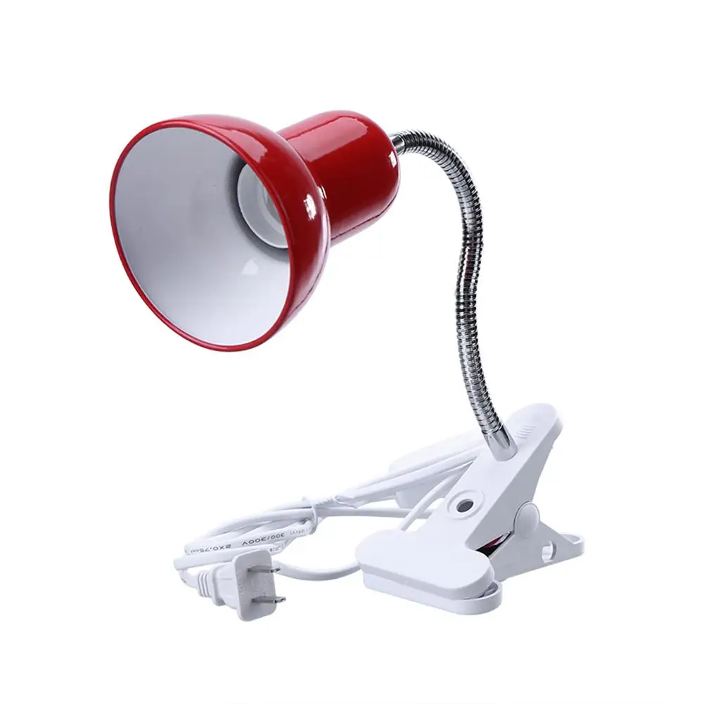 

Universal Flexible Clip on Light for E26/E27 Socket Lamp Bulb Holder Converter Adapter On/Off Switch US Plug decorate Desk lamp