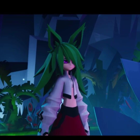 Женский обруч для волос MMGG зеленый с кошачьими лисьими ушками и хвостом