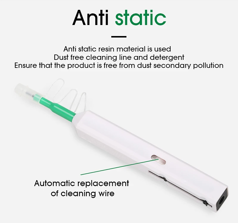 10pcs /lot One Click Cleaner Fiber Optic Connector cleaning tool 2.5mm Universal | Мобильные телефоны и аксессуары