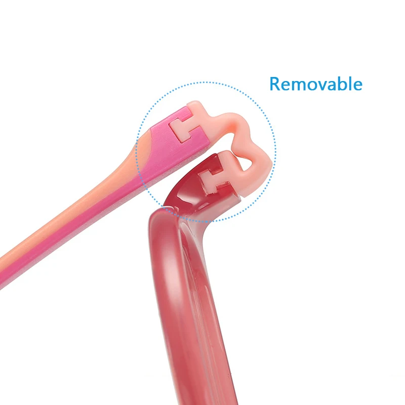 Детские силиконовые очки Iboode TR90 с защитой от синего света гибкие съемные плоские