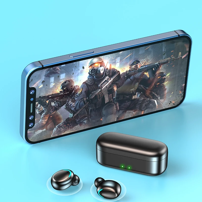 Новинка TWS Bluetooth 5 1 наушники Summon SiRi беспроводные 9D стерео спортивные
