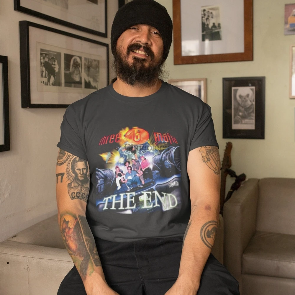 Футболка унисекс The End Three Six 6 мафия |