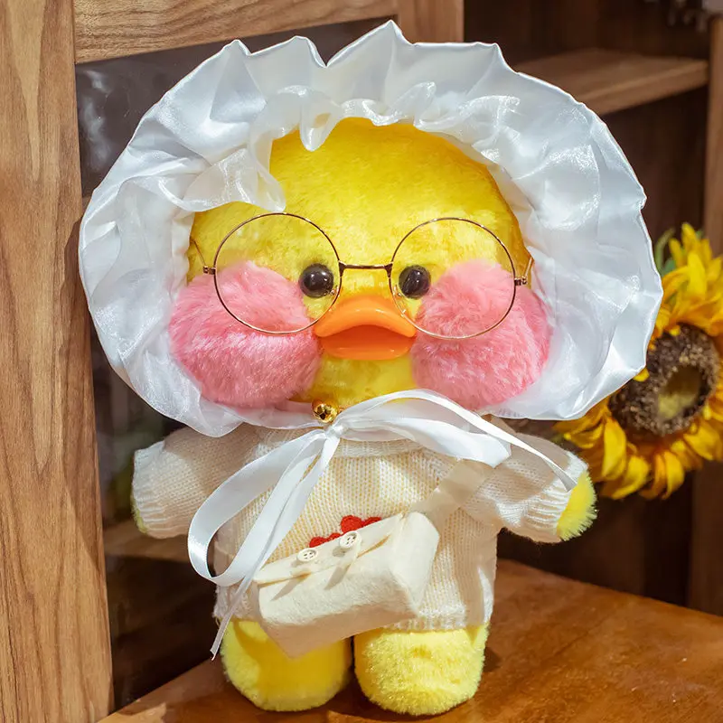 30 см милый Plushie Lalafanfan желтая утка плюшевая игрушка Животные Мягкие плюшевые