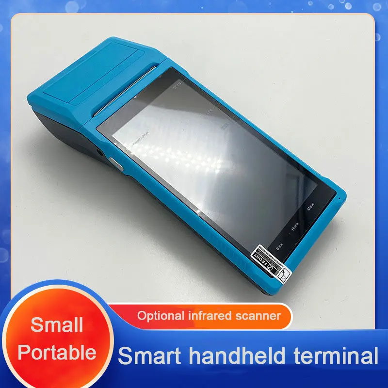 POS-терминал Android чековый принтер Ручной Bluetooth Wi-Fi 3G NFC сборщик данных портативный