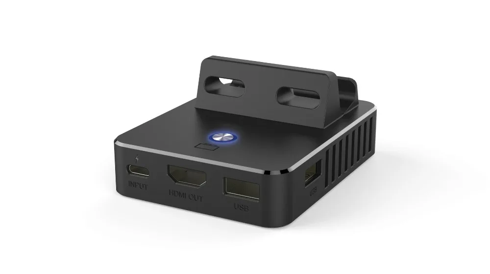 Мини Портативный HDMI конвертер Тип C 4K HD tv охлаждающая структура зарядное устройство зарядная док-станция Подставка для Nod NS switch консоль