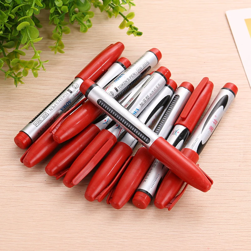 Перманентный маркер черного синего красного цветов 50 шт. маркеры для бумаги