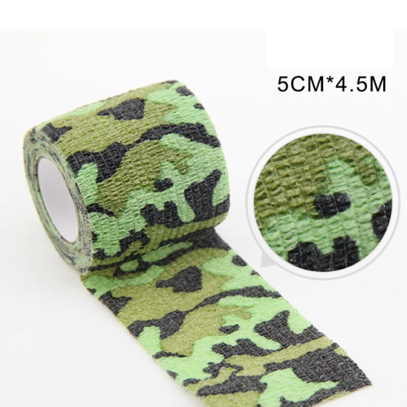 

4.5m Elastoplast Camouflage Elastic Wrap Tape Self Adhesive Sports Protector Ankle Knee Finger Arm Bandage