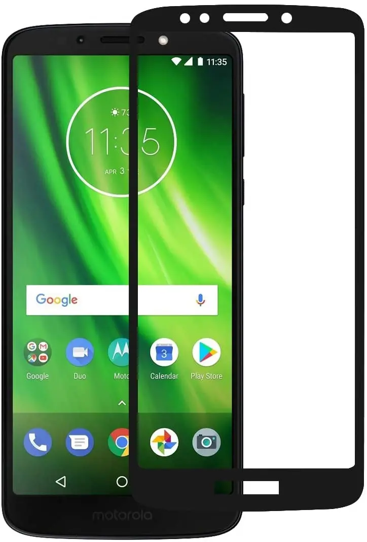 

9H закаленное стекло для Moto G6 Play полное покрытие Защита экрана для Motorola Moto G6 play Защитная пленка для телефона