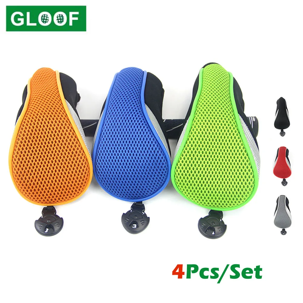 4 шт./компл. сетки клюшка для гольфа крышка головной убор игры в гольф активности