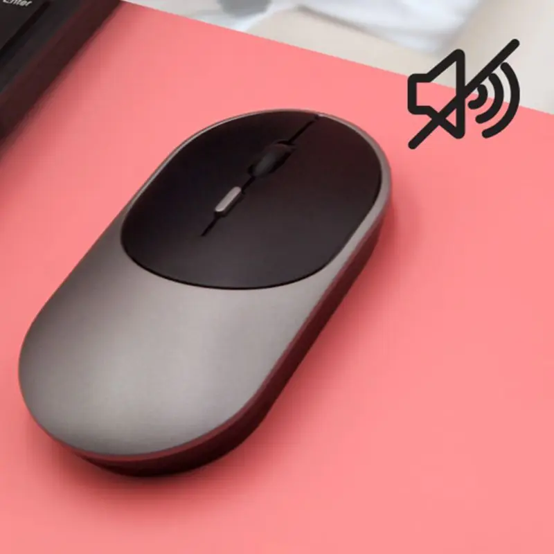 

Mouse Ultra-thin Wireless Mouse Bluetooth 5.1+2.4G Dual Mode Gaming Optical Mice New