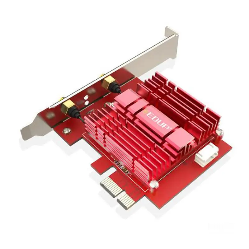 

Dual Band 3000Mbps Wireless PCI-E Wifi 6 Adapter Desktop PC Intel Wi-Fi 6 AX200 Bluetooth 5.0 802.11ax/ac 2.4G 5G Network Card