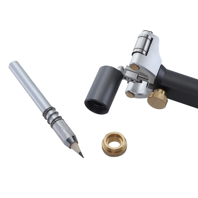 

Two-in-one Adjustable Scriber Arc Parallel Line Drawing Tool Measuring Gauge Multifunctional Handheld Woodworking Scribe Tools