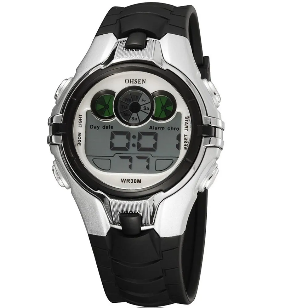 

OHSEN Children Watch LED Electronic Watches Luxury Men clock Analog Digital Military Sport Waterproof Luminous Child WristWatch