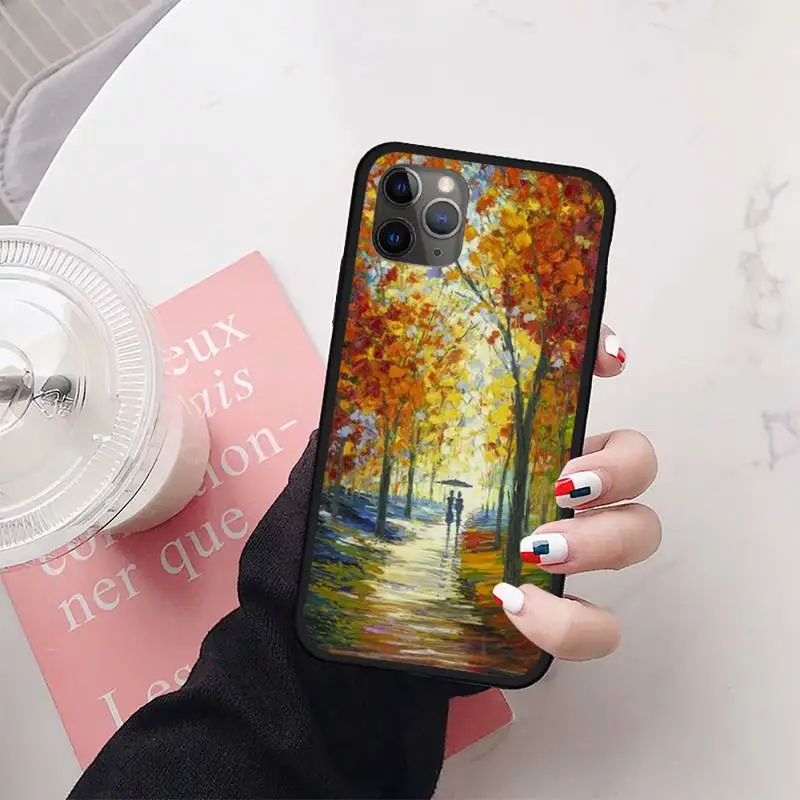 

Oil Painting Master Works Autumn Phone Case for iPhone 11 12 mini pro XS MAX 8 7 6 6S Plus X 5S SE 2020 XR