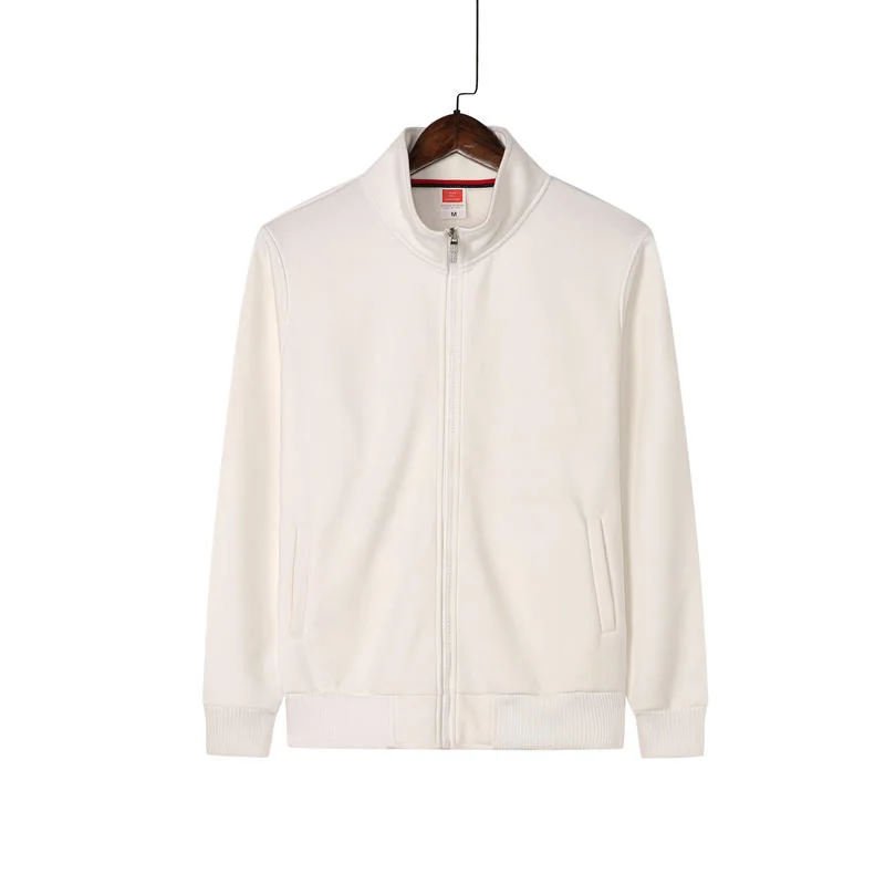 

Autumn and Winter Men's Jackets Stand-Up Collar Long-Sleeved Plush Warm Coat Zipper Coat Coat Solid Color Loose Street Coat Coat