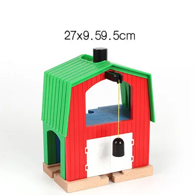 Различные виды деревянных поездов рельсы Железнодорожные аксессуары