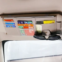 car visor card storage sun visor organizer tool pouch for fiat panda bravo punto linea croma 500 595