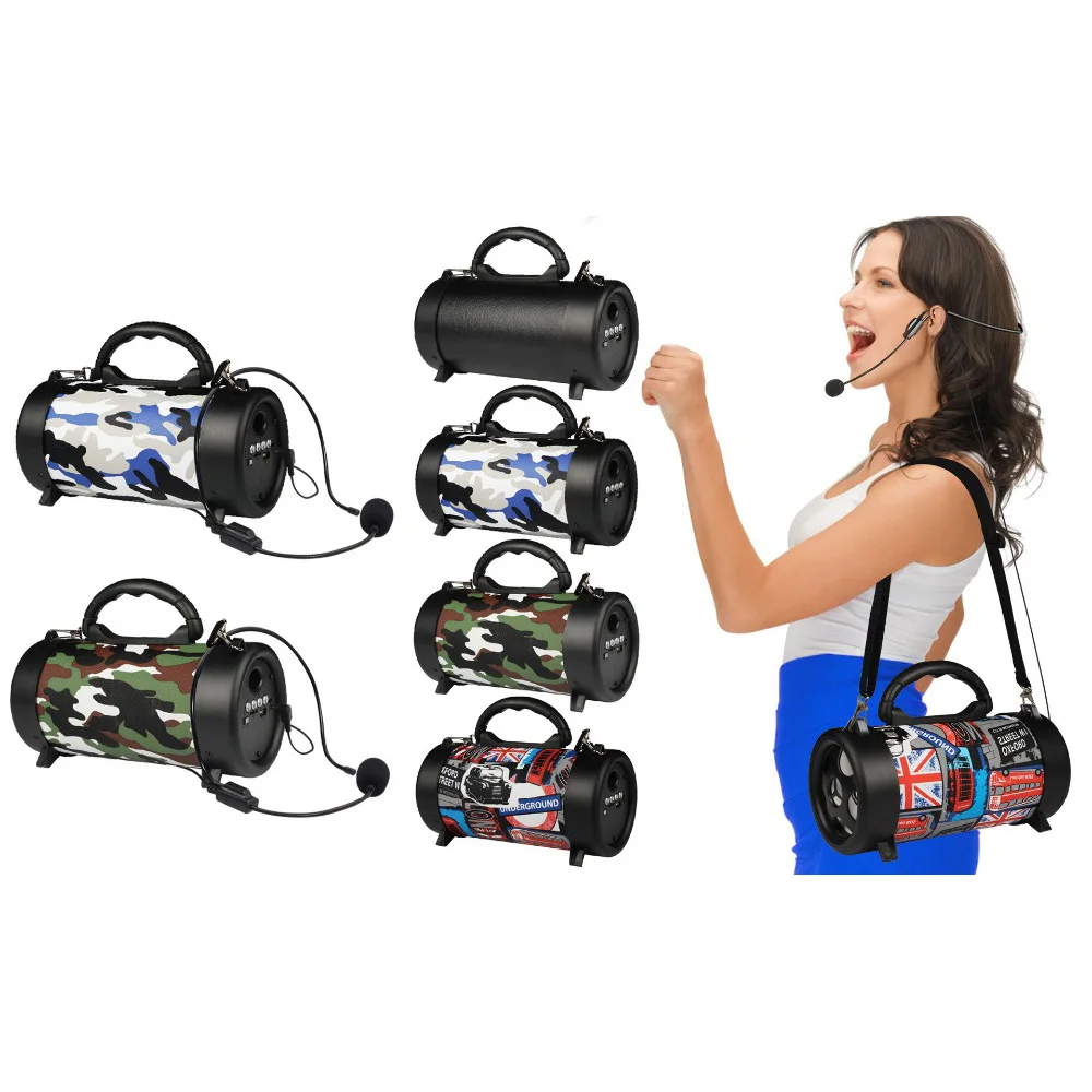 Hifi Bluetooth колонка Беспроводная MP3 музыка аудио USB FM радио громкоговоритель стерео