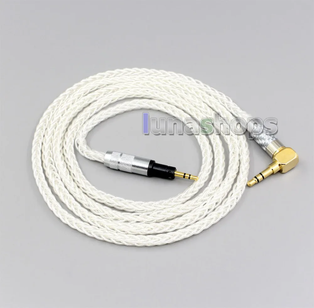 LN006786 4 мм XLR 2 5 99% чистый серебристый 8 жильный кабель для наушников Sennheiser Impulse 1 0