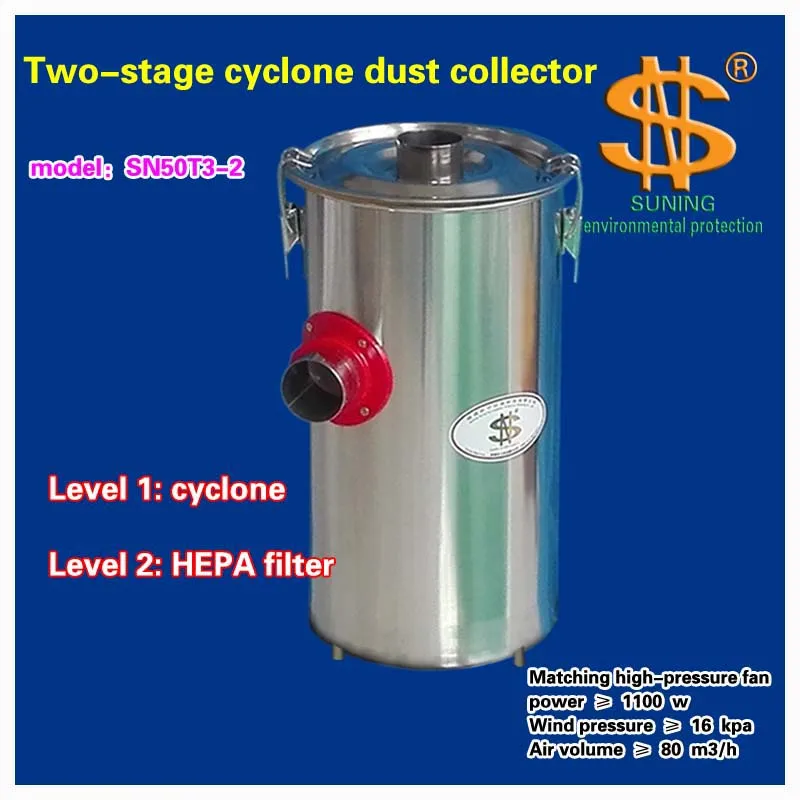 Two-stage cyclone dust collector ( 50 cyclones + HEPA filter ) 2 pieces | Бытовая техника