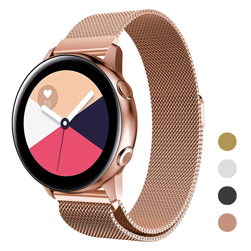 20 мм браслет для samsung Galaxy Watch Активный браслет для умных часов для samsung gear S2 браслеты для samsung Galaxy 42 мм