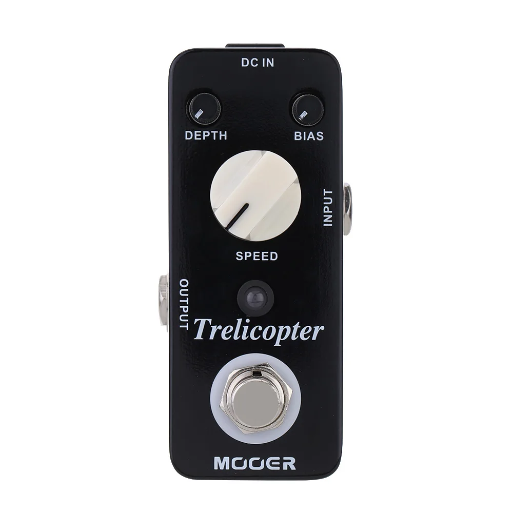 Mooer Trelicopter Micro Mini Optical Tremolo педаль эффектов для электрогитары True Bypass | Спорт и