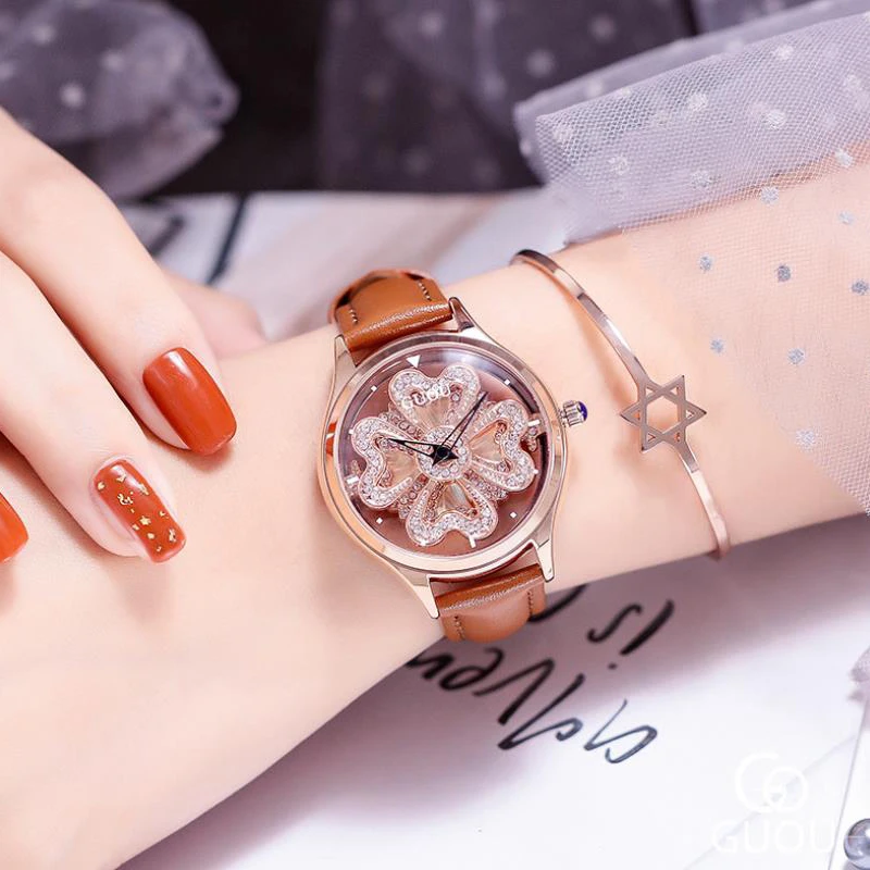 

Reloj Mujer 2019 Fashion Women Watches Lucky Flower Watch Hot Sale Ladies Watch Zegarek Damski Montre Femme Relojes Para Mujer