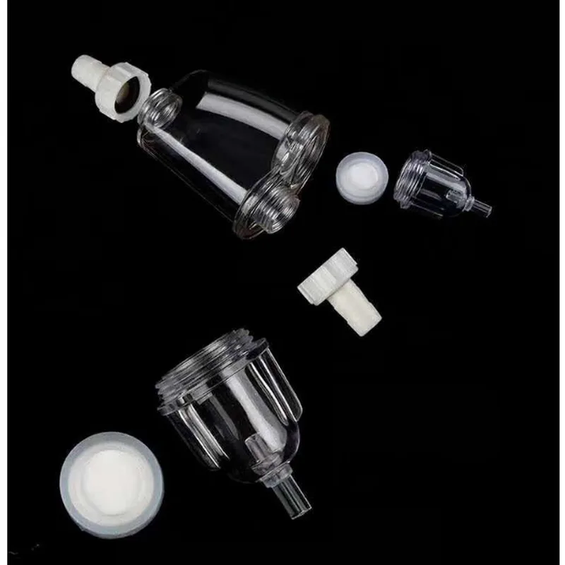 

Grain Refining CO2 Atomizer External Transparent Diffuser Reactor Aquarium Water Plant Fish Tank Landscape Aquatic Low Pressure