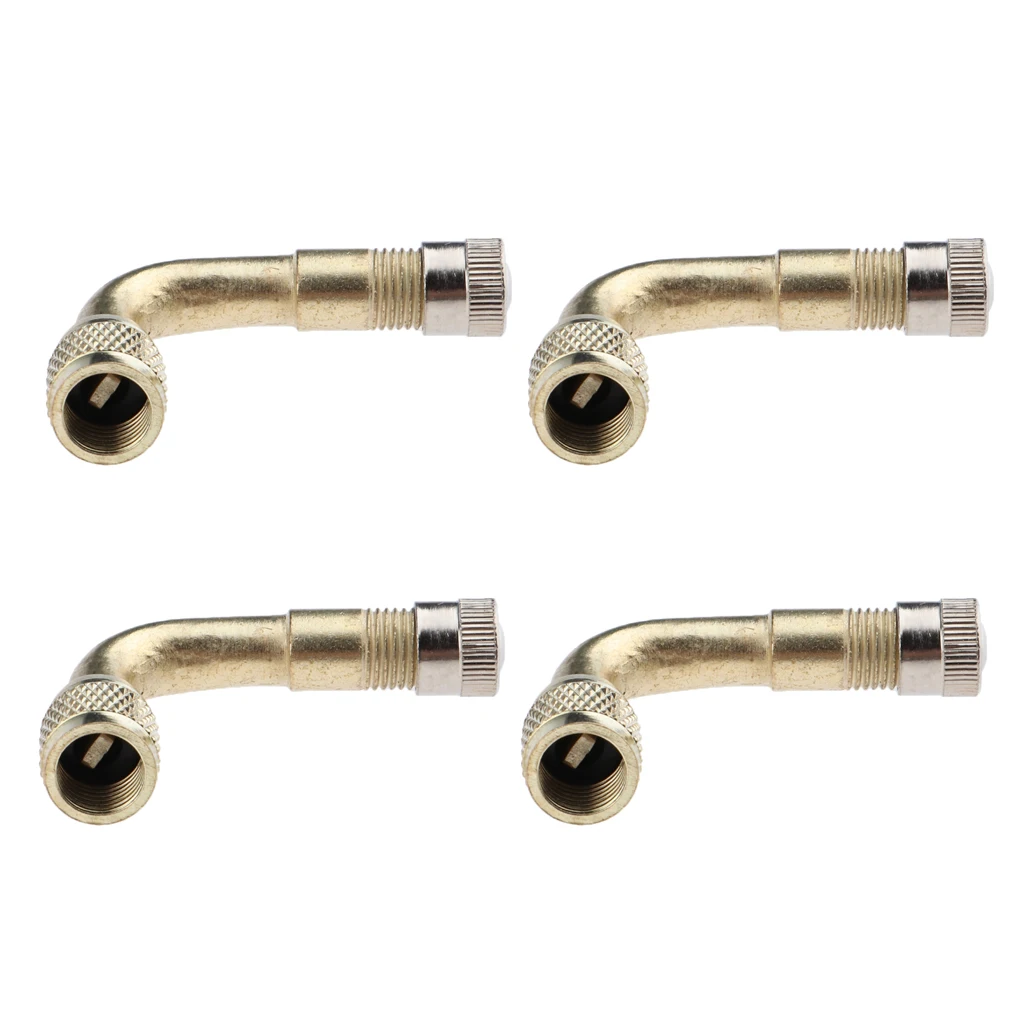 4x Универсальный медный клапан шины Удлинительный адаптер для автомобиля