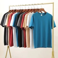 2021 mens summer cotton t shirt casual solid color all match short sleeved korean round neck bottoming shirt